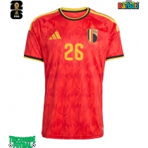 Echipament fotbal Belgia Matias Fernandez-Pardo #26 Tricou Acasa Mondial 2026 maneca scurta