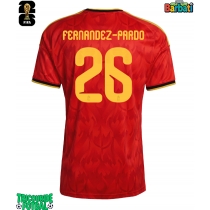 Echipament fotbal Belgia Matias Fernandez-Pardo #26 Tricou Acasa Mondial 2026 maneca scurta