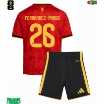 Echipament fotbal Belgia Matias Fernandez-Pardo #26 Tricou Acasa Mondial 2026 pentru copii maneca scurta (+ Pantaloni scurti)