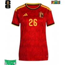 Echipament fotbal Belgia Matias Fernandez-Pardo #26 Tricou Acasa Mondial 2026 pentru femei maneca scurta