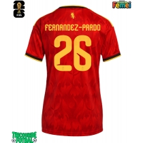 Echipament fotbal Belgia Matias Fernandez-Pardo #26 Tricou Acasa Mondial 2026 pentru femei maneca scurta