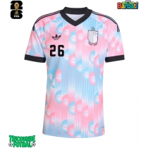 Echipament fotbal Belgia Matias Fernandez-Pardo #26 Tricou Deplasare Mondial 2026 maneca scurta