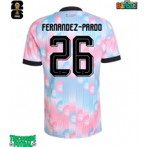 Echipament fotbal Belgia Matias Fernandez-Pardo #26 Tricou Deplasare Mondial 2026 maneca scurta