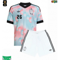 Echipament fotbal Belgia Matias Fernandez-Pardo #26 Tricou Deplasare Mondial 2026 pentru copii maneca scurta (+ Pantaloni scurti)