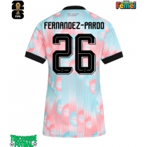 Echipament fotbal Belgia Matias Fernandez-Pardo #26 Tricou Deplasare Mondial 2026 pentru femei maneca scurta