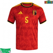 Echipament fotbal Belgia Maxim De Cuyper #5 Tricou Acasa Mondial 2026 maneca scurta
