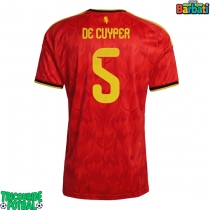 Echipament fotbal Belgia Maxim De Cuyper #5 Tricou Acasa Mondial 2026 maneca scurta