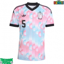 Echipament fotbal Belgia Maxim De Cuyper #5 Tricou Deplasare Mondial 2026 maneca scurta