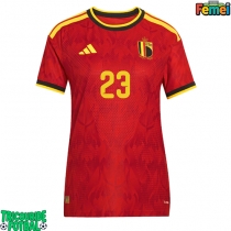Echipament fotbal Belgia Michy Batshuayi #23 Tricou Acasa Mondial 2026 pentru femei maneca scurta