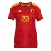 Echipament fotbal Belgia Michy Batshuayi #23 Tricou Acasa Mondial 2026 pentru femei maneca scurta