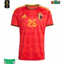 Echipament fotbal Belgia Nathan Ngoy #25 Tricou Acasa Mondial 2026 maneca scurta