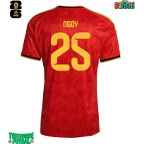 Echipament fotbal Belgia Nathan Ngoy #25 Tricou Acasa Mondial 2026 maneca scurta