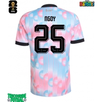 Echipament fotbal Belgia Nathan Ngoy #25 Tricou Deplasare Mondial 2026 maneca scurta