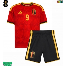 Echipament fotbal Belgia Romelu Lukaku #9 Tricou Acasa Mondial 2026 pentru copii maneca scurta (+ Pantaloni scurti)