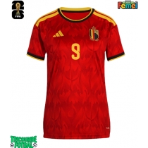 Echipament fotbal Belgia Romelu Lukaku #9 Tricou Acasa Mondial 2026 pentru femei maneca scurta