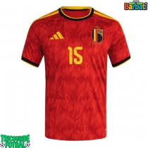 Echipament fotbal Belgia Thomas Meunier #15 Tricou Acasa Mondial 2026 maneca scurta