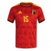 Echipament fotbal Belgia Thomas Meunier #15 Tricou Acasa Mondial 2026 maneca scurta