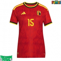 Echipament fotbal Belgia Thomas Meunier #15 Tricou Acasa Mondial 2026 pentru femei maneca scurta