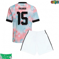 Echipament fotbal Belgia Thomas Meunier #15 Tricou Deplasare Mondial 2026 pentru copii maneca scurta (+ Pantaloni scurti)