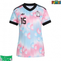 Echipament fotbal Belgia Thomas Meunier #15 Tricou Deplasare Mondial 2026 pentru femei maneca scurta