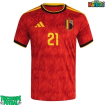 Echipament fotbal Belgia Timothy Castagne #21 Tricou Acasa Mondial 2026 maneca scurta
