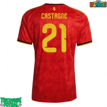 Echipament fotbal Belgia Timothy Castagne #21 Tricou Acasa Mondial 2026 maneca scurta