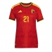 Echipament fotbal Belgia Timothy Castagne #21 Tricou Acasa Mondial 2026 pentru femei maneca scurta