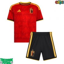Echipament fotbal Belgia Tricou Acasa Mondial 2026 pentru copii maneca scurta (+ Pantaloni scurti)