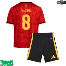 Echipament fotbal Belgia Youri Tielemans #8 Tricou Acasa Mondial 2026 pentru copii maneca scurta (+ Pantaloni scurti)