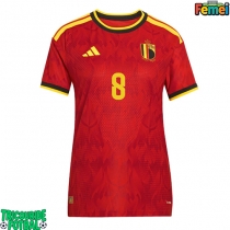 Echipament fotbal Belgia Youri Tielemans #8 Tricou Acasa Mondial 2026 pentru femei maneca scurta
