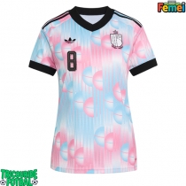 Echipament fotbal Belgia Youri Tielemans #8 Tricou Deplasare Mondial 2026 pentru femei maneca scurta