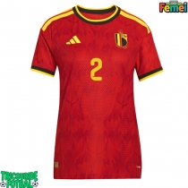 Echipament fotbal Belgia Zeno Debast #2 Tricou Acasa Mondial 2026 pentru femei maneca scurta