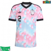 Echipament fotbal Belgia Zeno Debast #2 Tricou Deplasare Mondial 2026 maneca scurta