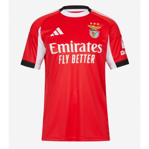 Echipament fotbal Benfica Fredrik Aursnes #8 Tricou Acasa 2025-26 maneca scurta Echipament fotbal Benfica Fredrik Aursnes #8 Tricou Acasa 2025-26 maneca scurta