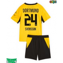 Echipament fotbal Borussia Dortmund Daniel Svensson #24 Tricou Acasa 2026-27 pentru copii maneca scurta (+ Pantaloni scurti)