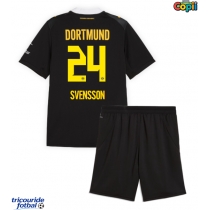 Echipament fotbal Borussia Dortmund Daniel Svensson #24 Tricou Deplasare 2026-27 pentru copii maneca scurta (+ Pantaloni scurti)