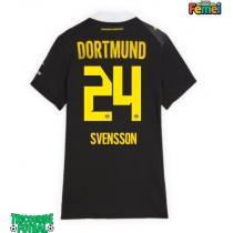 Echipament fotbal Borussia Dortmund Daniel Svensson #24 Tricou Deplasare 2026-27 pentru femei maneca scurta