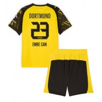 Echipament fotbal Borussia Dortmund Emre Can #23 Tricou Acasa 2025-26 pentru copii maneca scurta (+ Pantaloni scurti)