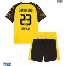 Echipament fotbal Borussia Dortmund Emre Can #23 Tricou Acasa 2025-26 pentru copii maneca scurta (+ Pantaloni scurti)