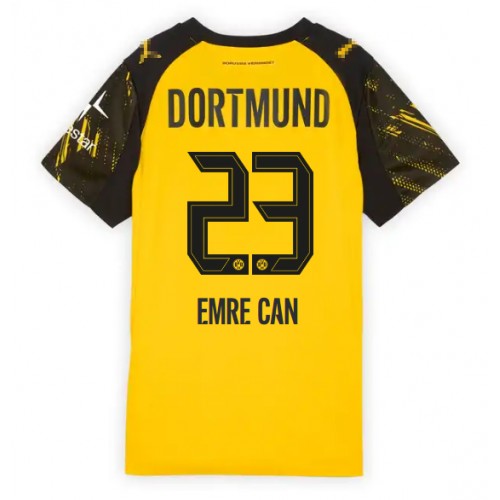 Echipament fotbal Borussia Dortmund Emre Can #23 Tricou Acasa 2025-26 pentru femei maneca scurta Echipament fotbal Borussia Dortmund Emre Can #23 Tricou Acasa 2025-26 pentru femei maneca scurta