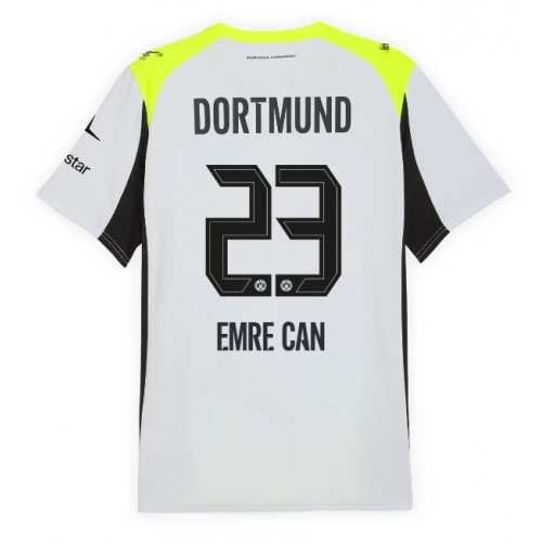 Echipament fotbal Borussia Dortmund Emre Can #23 Tricou Deplasare 2025-26 maneca scurta Echipament fotbal Borussia Dortmund Emre Can #23 Tricou Deplasare 2025-26 maneca scurta