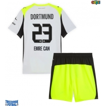 Echipament fotbal Borussia Dortmund Emre Can #23 Tricou Deplasare 2025-26 pentru copii maneca scurta (+ Pantaloni scurti)