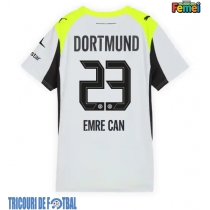 Echipament fotbal Borussia Dortmund Emre Can #23 Tricou Deplasare 2025-26 pentru femei maneca scurta