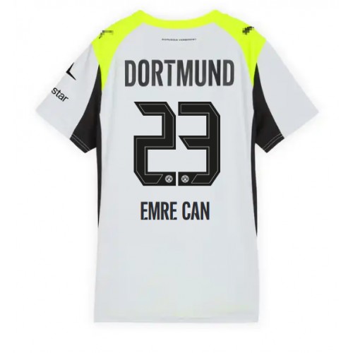 Echipament fotbal Borussia Dortmund Emre Can #23 Tricou Deplasare 2025-26 pentru femei maneca scurta Echipament fotbal Borussia Dortmund Emre Can #23 Tricou Deplasare 2025-26 pentru femei maneca scurta