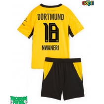 Echipament fotbal Borussia Dortmund Ethan Nwaneri #18 Tricou Acasa 2026-27 pentru copii maneca scurta (+ Pantaloni scurti)