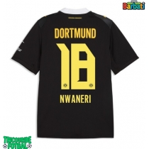 Echipament fotbal Borussia Dortmund Ethan Nwaneri #18 Tricou Deplasare 2026-27 maneca scurta