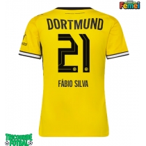Echipament fotbal Borussia Dortmund Fabio Silva #21 Tricou Acasa 2026-27 pentru femei maneca scurta