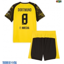 Echipament fotbal Borussia Dortmund Felix Nmecha #8 Tricou Acasa 2025-26 pentru copii maneca scurta (+ Pantaloni scurti)