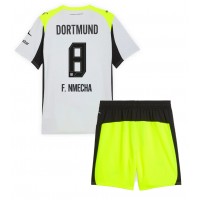 Echipament fotbal Borussia Dortmund Felix Nmecha #8 Tricou Deplasare 2025-26 pentru copii maneca scurta (+ Pantaloni scurti)