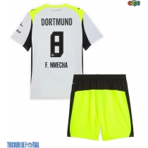 Echipament fotbal Borussia Dortmund Felix Nmecha #8 Tricou Deplasare 2025-26 pentru copii maneca scurta (+ Pantaloni scurti)